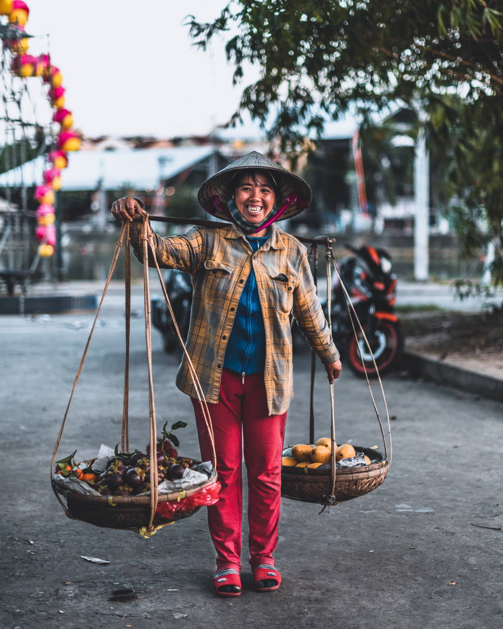 Fruitvendor in Vietnam